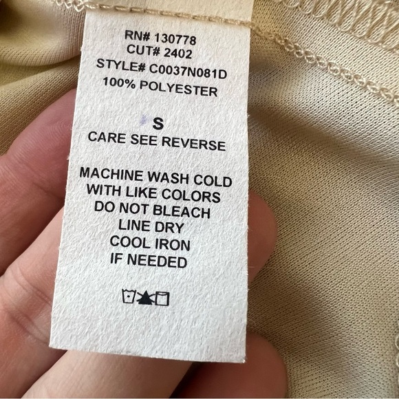 Living Doll LA Womens Mini Skirt Champagne Tulle Fairy Size Small NEW Whimsygoth - Picture 7 of 7